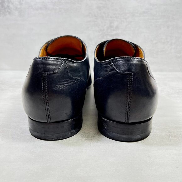 Gucci Leather Cap Toe Oxford Dress Shoes - Men's Size 10.5 / US 11 - Black - Picture 6 of 14